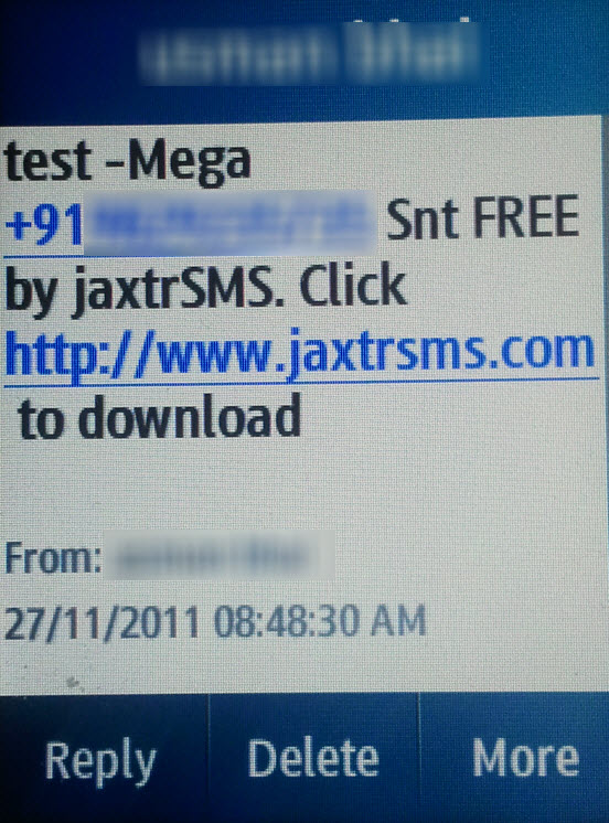 jaxtrSMS Besplatno slanje SMS poruka!