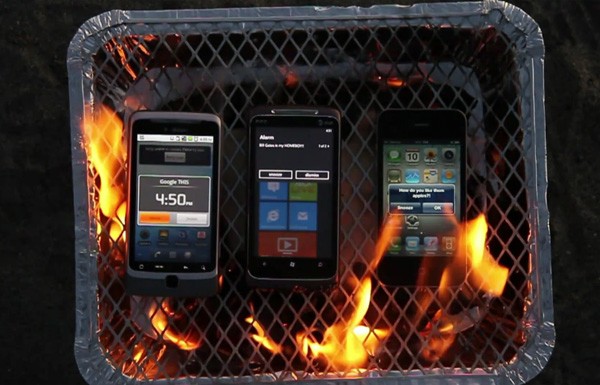 Windows Phone 7 bolji od iPhone 4 i Android ... u natjecanju na roštilju (video)