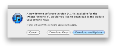 Apple iOS 4.1 novosti