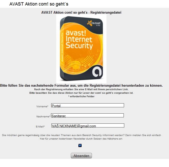 avast! Internet Security 6.0
