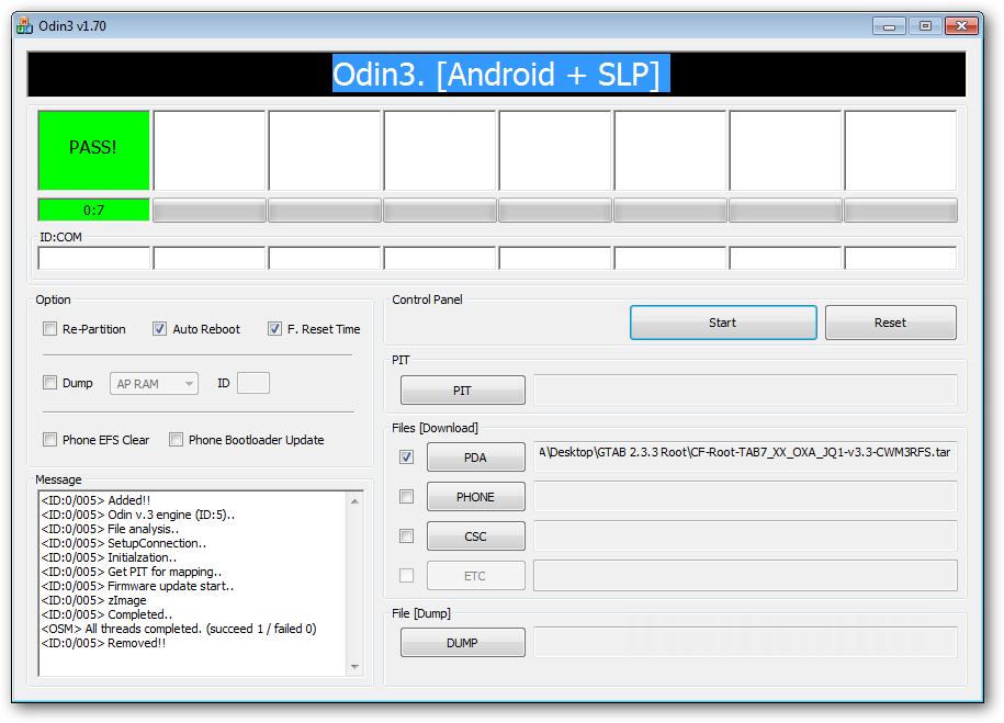 How To Root Samsung Galaxy Tab P1000 Running Google Android 2.3.3 Gingerbread